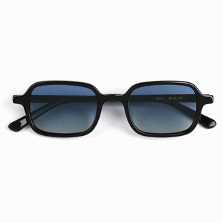 Avery 48mm Rectangle Sunglasses | Blue