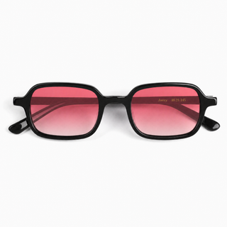 Avery 48mm Rectangle Sunglasses | Red