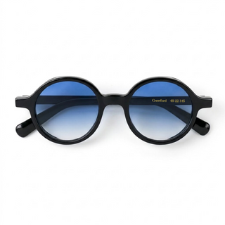 Crawford 48mm Round Sunglasses | Blue
