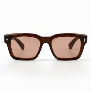 Cura 54mm Wayfarer Sunglasses | Brown