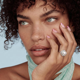 Pearl Halo Dreams Ring by Cossino