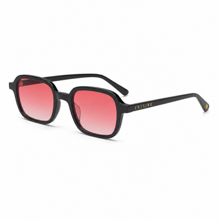 Avery 48mm Rectangle Sunglasses | Red