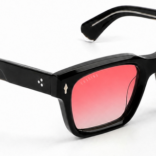 Cura 54mm Wayfarer Sunglasses | Red