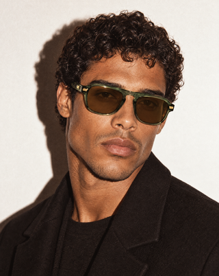 Kensington 52mm Aviator Sunglasses | Green