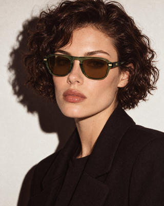 Kensington 52mm Aviator Sunglasses | Green