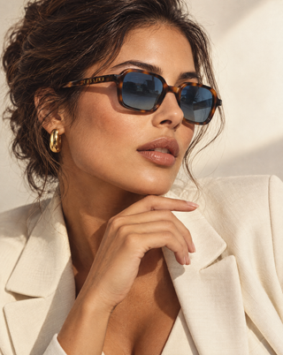 Avery 48mm Rectangle Sunglasses | Tortoiseshell