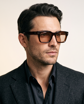 Cura 54mm Wayfarer Sunglasses | Brown