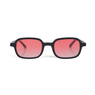 Avery 48mm Rectangle Sunglasses | Red