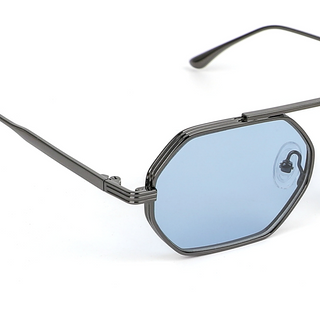Magari 51mm Metal Sunglasses | Blue