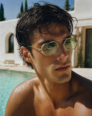 Magari 51mm Metal Sunglasses | Lime