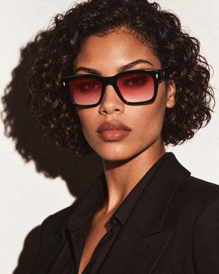 Cura 54mm Wayfarer Sunglasses | Red