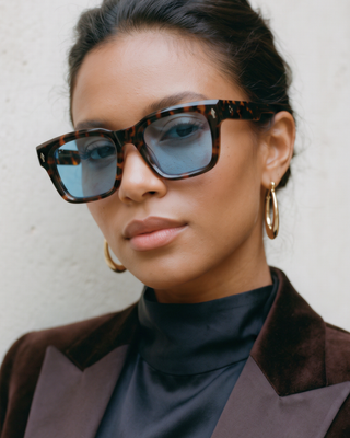 Cura 54mm Wayfarer Sunglasses | Tortoiseshell