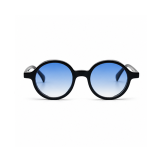 Crawford 48mm Round Sunglasses | Blue