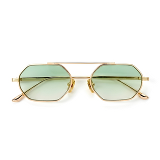 Magari 51mm Metal Sunglasses | Lime