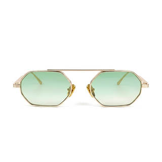 Magari 51mm Metal Sunglasses | Lime