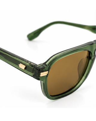 Kensington 52mm Aviator Sunglasses | Green