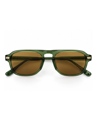 Kensington 52mm Aviator Sunglasses | Green