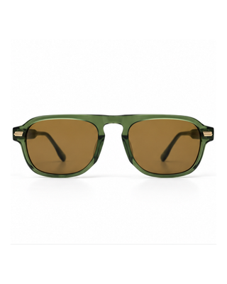 Kensington 52mm Aviator Sunglasses | Green