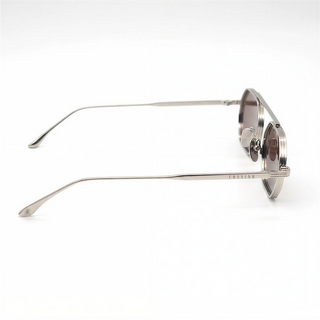 Magari 51mm Stainless Steel Sunglasses | Brown
