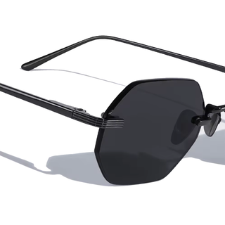 Vonne Daybreaker Hexagon Frameless Sunglasses